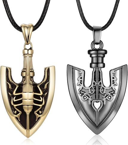 JoJo Stand Arrow Necklace JJBA Keychain Copper/Stainless Steel Pendant Adventure Merch Cosplay Props in Saudi Arabia