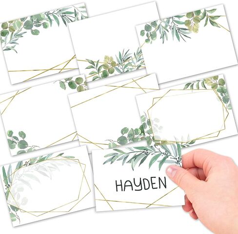 Hadley Designs 56 علامات الاسم الصبار للفصول الدراسية علامات ملصقات لاصقة ذاتية ، ملصقات للأطفال اسم الملصقات للمدرسة ، ملصقات Nametags للصفات الدراسية للمعلمين in Kuwait