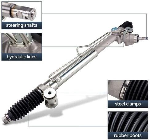 KAC Power Steering Rack and Pinion Assembly, Complete Power Steering Rack And Pinion Replacement Fit for Trailblazer 02-09,Envoy 02-09,Rainier 04-07,Bravada 02-04,Ascender 03-08，9-7x 05-09 in Saudi Arabia