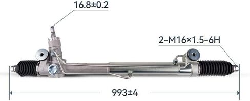KAC Power Steering Rack and Pinion Assembly, Complete Power Steering Rack And Pinion Replacement Fit for Trailblazer 02-09,Envoy 02-09,Rainier 04-07,Bravada 02-04,Ascender 03-08，9-7x 05-09 in Saudi Arabia