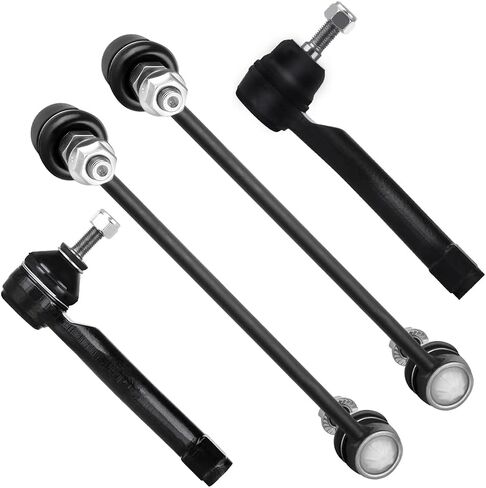SCITOO 4pcs Suspension Kit For 2007-2012 For Nissan Sentra w/Suspension Parts Outer Tie Rod End Sway Bar Link in Saudi Arabia