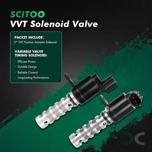 Scitoo VVT Solenoid Valve لـ Hyundai Sonata 2012-2016 ، لـ Hyundai Tucson 2012-2015 ، لـ Kia for Sportage 2011-2016 ، لـ Kia Forte 2012-2013 ، ل Kia Optima 2011-2016 ، بديل لـ 243752g500 in Saudi Arabia