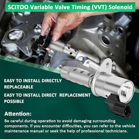Scitoo VVT Solenoid Valve لنيسان 350Z 2003-2006 ، لنيسان Altima 2002-2007 ، لنيسان Frontier 2005-2017 ، لنيسان ماكسيما 2002-2008 ، لنيسان مورانو 2003-2007 ، استبدال 23796bbb in Saudi Arabia