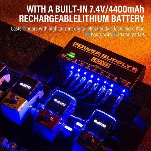 JOYO Power Supply 10 Output 9V 12V 18V Options Isolated Short-circuit Overload Protection for Effect Pedal in Kuwait