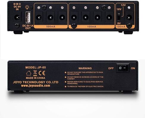 JOYO Power Supply 10 Output 9V 12V 18V Options Isolated Short-circuit Overload Protection for Effect Pedal in Kuwait