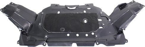 Front Engine Splash Shield Compatible with Honda Fit 2015-2020 | DIRECT REPLACEMENT | Black | Plastic | 74110T5RA00 74110T5RA10 | HO1228147 HO1228148 in Kuwait