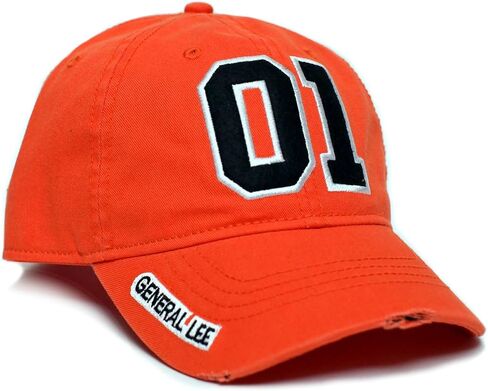 General Lee 01 Good Ol' Boy Unisex-Adult Applique Embroidered Hat -One-Size Orange in Saudi Arabia