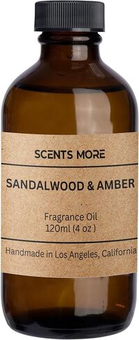 Fragrance Oil for Cologne, Beard Oil, Diffusers, Soap Making, Candles, Lotion, Home Scents, Linen Spray, Bath Bombs (4 Fl Oz, Mahogany Teakwood) in Saudi Arabia