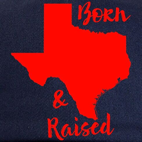 CafePress Texas Born & Raised Cap Adjustable Baseball Cap in Saudi Arabia