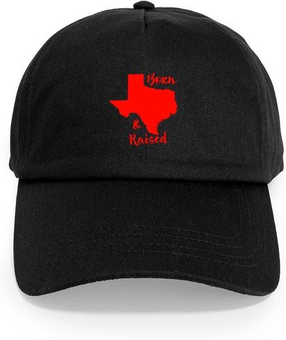 CafePress Texas Born & Raised Cap Adjustable Baseball Cap in Saudi Arabia