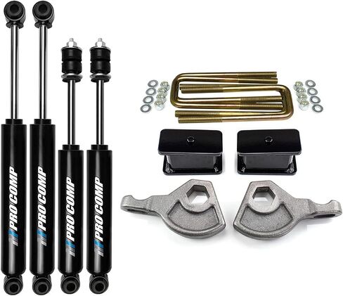 3" Adjustable Lift Kit Fits 1997-2004 Dodge Dakota 4X4 with Pro Comp Shocks by TSS in Saudi Arabia