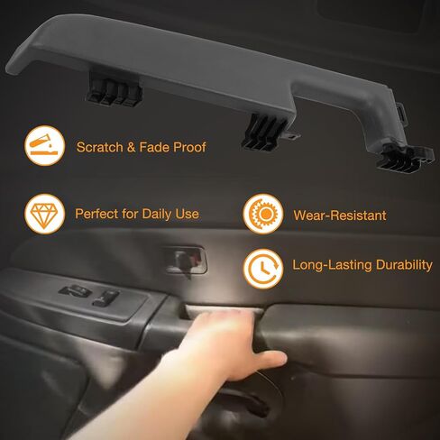 HQPASFY سائق يسار الجانبي مقبض ذراع الباب الأمامي مقبض متوافق مع 1999-2006 Chevy Suburban Tahoe Avalanche ، GMC Yukon استبدال# 188981547 15703701 15703702 88981548 ، Gray in Kuwait