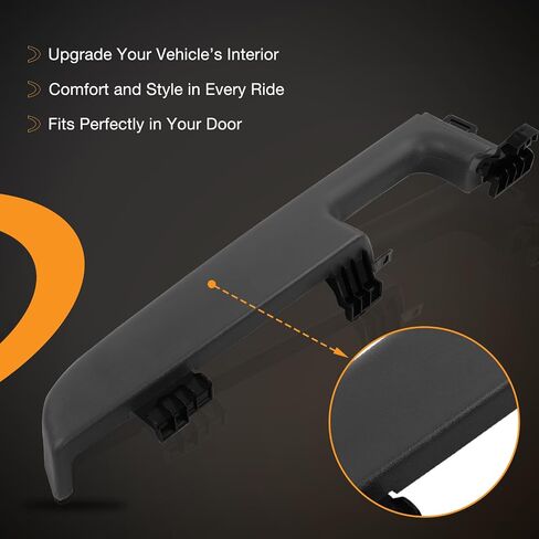 HQPASFY سائق يسار الجانبي مقبض ذراع الباب الأمامي مقبض متوافق مع 1999-2006 Chevy Suburban Tahoe Avalanche ، GMC Yukon استبدال# 188981547 15703701 15703702 88981548 ، Gray in Kuwait