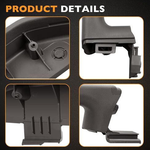 HQPASFY سائق يسار الجانبي مقبض ذراع الباب الأمامي مقبض متوافق مع 1999-2006 Chevy Suburban Tahoe Avalanche ، GMC Yukon استبدال# 188981547 15703701 15703702 88981548 ، Gray in Kuwait