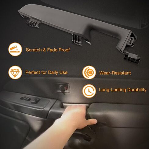 HQPASFY سائق يسار الجانبي مقبض ذراع الباب الأمامي مقبض متوافق مع 1999-2006 Chevy Suburban Tahoe Avalanche ، GMC Yukon استبدال# 188981547 15703701 15703702 88981548 ، Gray in Kuwait