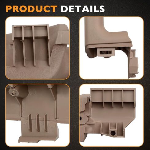 HQPASFY Driver Left Side Front Door Armrest Handle Compatible with 1999-2006 Chevy Suburban Tahoe Avalanche, GMC Yukon Replace# 188981547 15703701 15703702 88981548, Gray in Saudi Arabia
