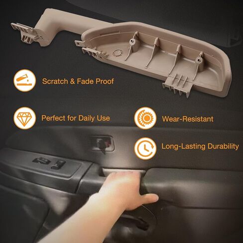 HQPASFY Driver Left Side Front Door Armrest Handle Compatible with 1999-2006 Chevy Suburban Tahoe Avalanche, GMC Yukon Replace# 188981547 15703701 15703702 88981548, Gray in Saudi Arabia
