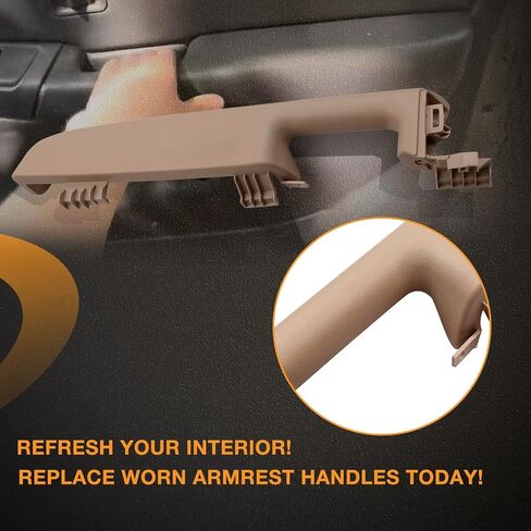 HQPASFY Driver Left Side Front Door Armrest Handle Compatible with 1999-2006 Chevy Suburban Tahoe Avalanche, GMC Yukon Replace# 188981547 15703701 15703702 88981548, Gray in Saudi Arabia