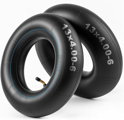 Heavy Duty 15x6.00-6 Inne Tubes with TR-87 Bent Valve Stem, Premium Replacement 6.00/6.50-6 Lawn Mower Tire Tubes Fit for Snow Blowers, Go Karts, Golf Carts, Wheelbarrows and More 2 Pcs in Saudi Arabia