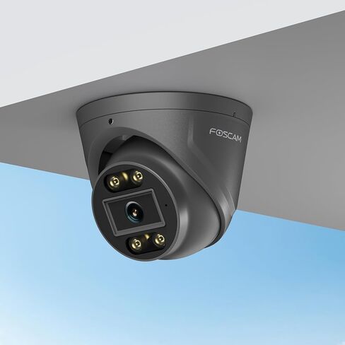 FOSCAM 4K 8MP Security IP POE Cameras, T8EP UltraHD Home Surveillance Security Camera Outdoor with Two-Way Audio, 66ft Color Night Vision, Human/Vehicle Detection, IP66 Waterproof in Kuwait