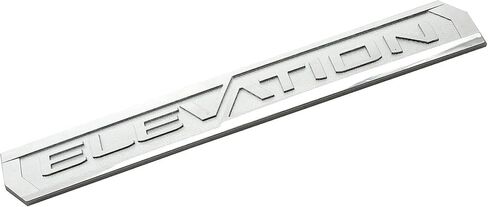 6pcs Sierra Elevation 4x4 Emblems Truck Door الخلفية الخلفية شارة خطاب اللوحات اللوحة متوافقة مع 2019-2025 Sierra 1500 2500HD 3500HD (أسود لامع) in Kuwait