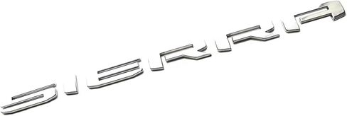 6pcs Sierra Elevation 4x4 Emblems Truck Door الخلفية الخلفية شارة خطاب اللوحات اللوحة متوافقة مع 2019-2025 Sierra 1500 2500HD 3500HD (أسود لامع) in Kuwait