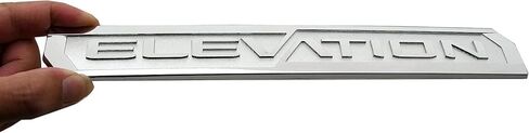 6pcs Sierra Elevation 4x4 Emblems Truck Door الخلفية الخلفية شارة خطاب اللوحات اللوحة متوافقة مع 2019-2025 Sierra 1500 2500HD 3500HD (أسود لامع) in Kuwait