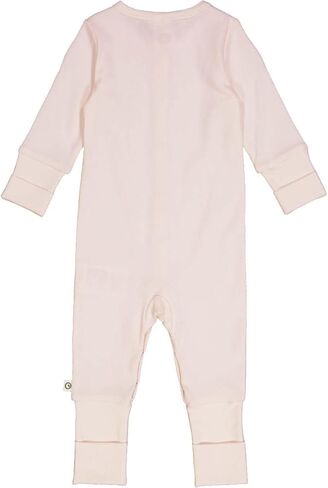 Müsli Organic Cotton Rib Bodysuit with Reversible Feet, Baby Sweater with Front Snap Closure, Warm Baby Bodysuit, Unisex Baby Clothes, Gentle for Baby's Skin (Balsam cream, 0-3M) in Saudi Arabia