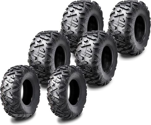 WANDA Set 6 ATV tires 25x8-12 & 25x11-10 for 96-97 Polaris Magnum 425L 6x6 in Saudi Arabia