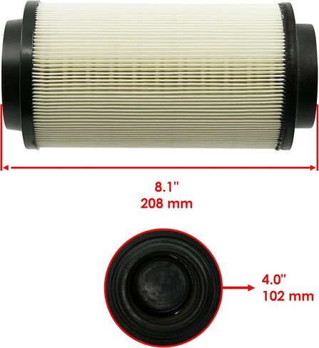 Caltric Air Filter with Prefilter Intake Air Sleeve Compatible with Polaris Sportsman X2 550 2010-2014 in Saudi Arabia
