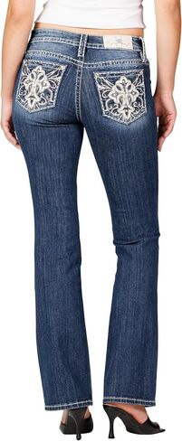 Miss Me Women's Heaven Sent Mid-Rise Bootcut Jeans in Saudi Arabia