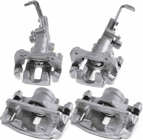 A-Premium Disc Brake Caliper Assembly with Bracket Compatible with Select Honda Models - Accord 1991 1992 1993 1994 1995 1996 1997, L4 2.2L, V6 2.7L - Front and Rear Driver and Passenger Side in Saudi Arabia