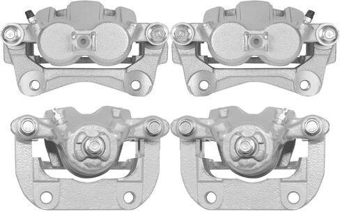 AutoShack Front and Rear Brake Calipers Set of 4 Assembly Replacement for 2006-2014 Honda Ridgeline 3.5L V6 AWD Driver and Passenger Side Kit BRK030404809 in Saudi Arabia