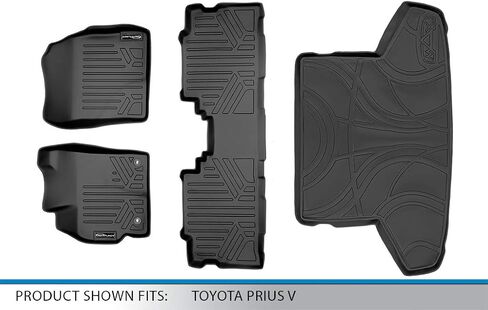 Smartliner Custom Fit Floor Haps و Cargo Liner Set for 2012-2017 Toyota Prius V in Kuwait