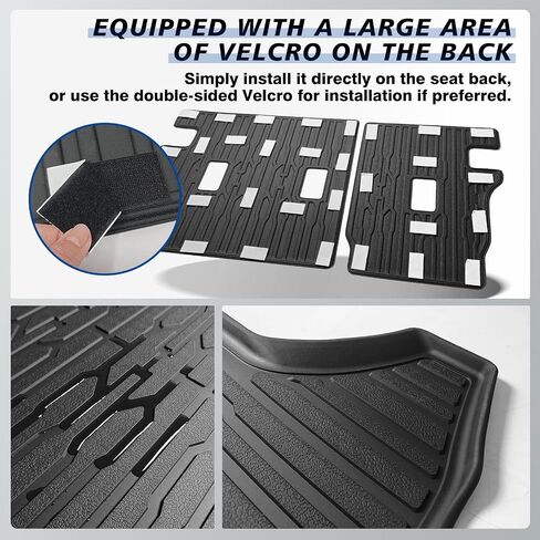 Bestevmod All-Weather Mat Mat Trunk Strunk Protector Protector Cover متوافق مع Chevy Blazer EV 2024 2025 / Honda Prologue 2024 2025 TPE Backseat Mats Cargo Cargo Liner (أغطية المقعد + بطانة جذع) in Saudi Arabia