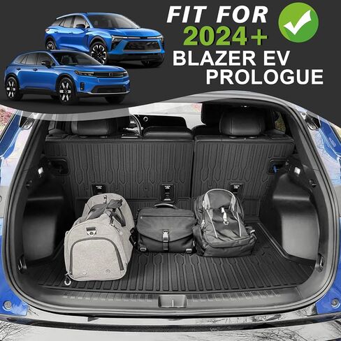 Bestevmod All-Weather Mat Mat Trunk Strunk Protector Protector Cover متوافق مع Chevy Blazer EV 2024 2025 / Honda Prologue 2024 2025 TPE Backseat Mats Cargo Cargo Liner (أغطية المقعد + بطانة جذع) in Saudi Arabia