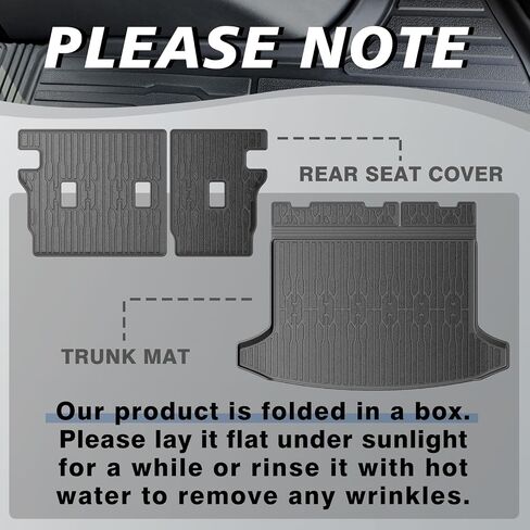 Bestevmod All-Weather Mat Mat Trunk Strunk Protector Protector Cover متوافق مع Chevy Blazer EV 2024 2025 / Honda Prologue 2024 2025 TPE Backseat Mats Cargo Cargo Liner (أغطية المقعد + بطانة جذع) in Saudi Arabia