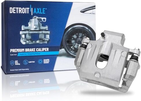 Detroit Axle - Rear Left Brake Caliper for Chevy Traverse GMC Acadia Cadillac XTS Buick Enclave Saturn Outlook Driver Side Disc Brake Caliper w/Bracket Replacement in Saudi Arabia