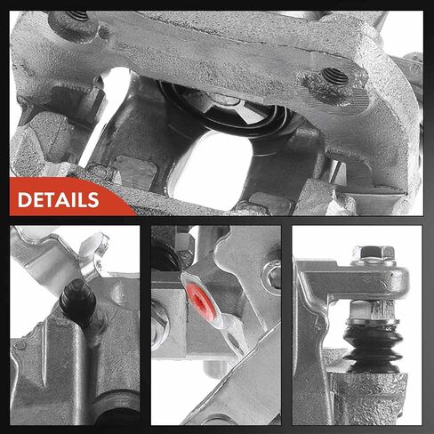 A -Premium Disc -Disc Brake Assembly مع قوس متوافق مع نماذج Scion Select - TC 2011 2012 2013 2015 2015 ، L4 2.5L ، كوبيه - جانب الركاب الأيمن الخلفي in Kuwait