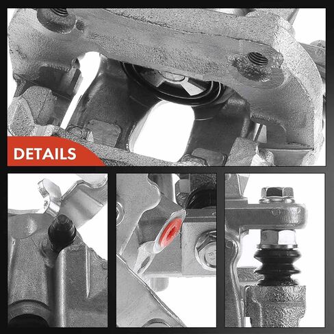A -Premium Disc -Disc Brake Assembly مع قوس متوافق مع نماذج Scion Select - TC 2011 2012 2013 2015 2015 ، L4 2.5L ، كوبيه - جانب الركاب الأيمن الخلفي in Kuwait