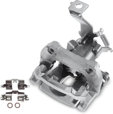 A-Premium Disc Brake Caliper Assembly with Bracket Compatible with Select Scion Models - tC 2011 2012 2013 2014 2015 2016, L4 2.5L, Coupe - Rear Right Passenger Side in Saudi Arabia
