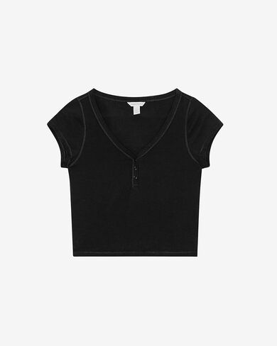 Women's Core Sport Short Sleeve Henley V-Neck Tee in Saudi Arabia