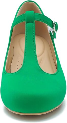 حذاء نسائي من LIURUIJIA بكعب منخفض وكعب مكتنز من LIURUIJIA حذاء ماري جين مستدير ومغلق عند الأصابع حذاء رسمي مريح للنساء باللون الأسود 8 40 in Kuwait