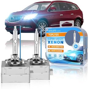 D3S HID Xenon Headlight Bulb Fit for Buick 2013-2017 Enclave 2014-2018 Envision Lacrosse Regal 2016-2019 Cascada, 8000K Blue, 35W OEM High Low Beam Xenon Light, Pack of 2 in Kuwait