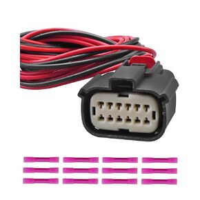 12 Pin Front Headlights Connector Pigtail Harness Wire Fit for Cadillac ATS 2013-2019, Replace 23236365 23236366 22936967 23103880 23119392 22981477 23103879 in Kuwait