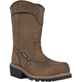 HOSS Aspen Logger Men's Composite Toe Electrical Hazard Puncture-Resisting Waterproof Pull-on Boot in Saudi Arabia