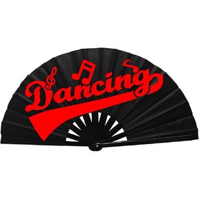Large Clacking Fans for Line Dancing, Boots On The Ground Hand Fan (Red) in Saudi Arabia