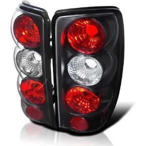 SPEC-D TUNING Chrome Housing Clear Lens Tail Lights Compatible with 2000-2006 Chevy/GMC Suburban, Chevy Tahoe, GMC Yukon/Denali/XL, Left + Right Pair Assembly in Saudi Arabia