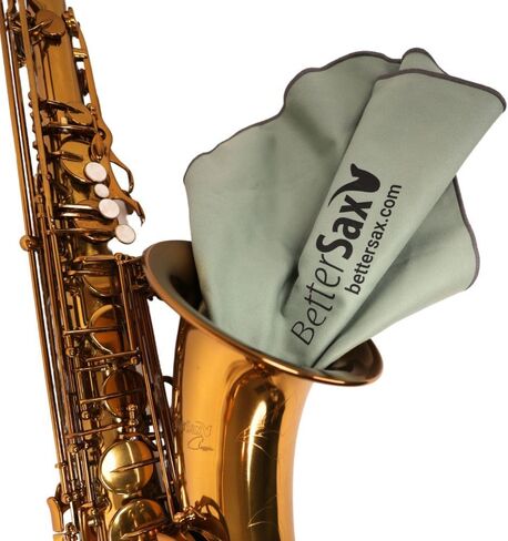 مجموعة مسحة BetterSax Ultimate Alto Saxophone - أقمشة تنظيف فاخرة من الألياف الدقيقة لساكسفونات Alto - أداة صيانة عالية الجودة ضرورية لعازفي الساكسفون in Saudi Arabia