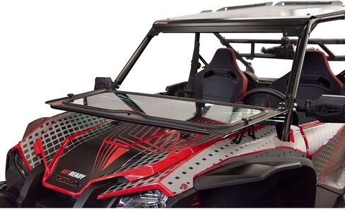 Tusk UTV Folding Glass Windshield with Windshield Wiper Compatible with Honda Talon 1000R/X/R-4/X-4 2019-2024 in Saudi Arabia